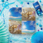 シーシェルスクエア紙プレート ペーパープレート (パーティー)