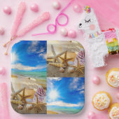 シーシェルスクエア紙プレート ペーパープレート (パーティー)