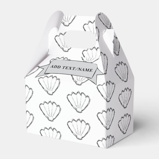 シーシェルスケッチスケッチパターン名前をカスタムする フェイバーボックス (正面サイド)