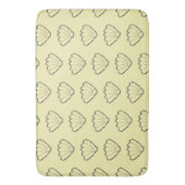 シーシェルスケッチスケッチパターン バスマット (正面縦)