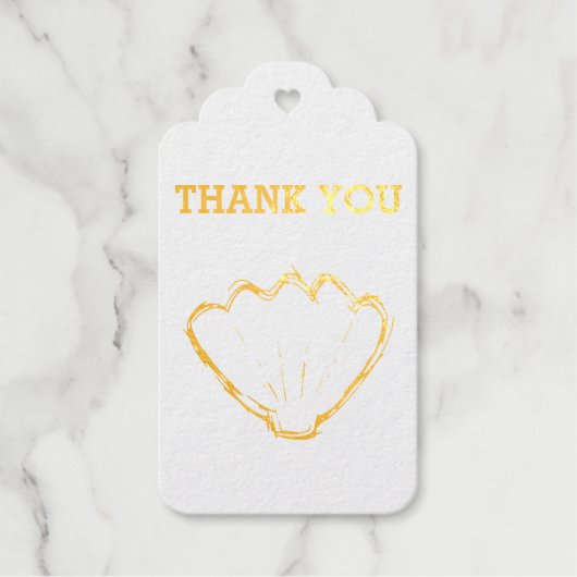 シーシェルスケッチ ギフトタグ (正面)