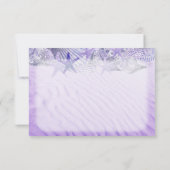 シーシェルスターフィッシュ結婚式RSVPシーシェル1 出欠カード (裏面)