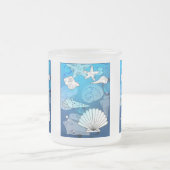 シーシェルズアクア海グラスマグ フロストグラスマグカップ (中央)