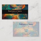 シーシェルズアンドサンドビーチテーマ 名刺 (正面/裏面)