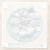 シーシェルズアンドシーグラス飲料用コースター ガラスコースター (裏面)