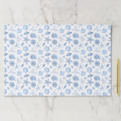 シーシェルズウォーターカラーシーショアパーティー紙ランチョンマット ペーパーパッド (インサイチュ)