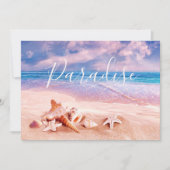 シーシェルズオンザシービーチ 案内状 (正面)