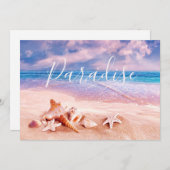 シーシェルズオンザシービーチ 案内状 (正面/裏面)