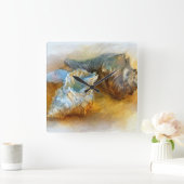 シーシェルズオンビーチ スクエア壁時計 (ホーム)