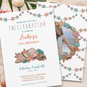 シーシェルズガールズビーチ誕生日 招待状