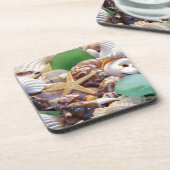 シーシェルズコルクコースター コースター (左側)