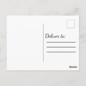 シーシェルズサンディビーチ海サンキューハガキ ポストカード (裏面)