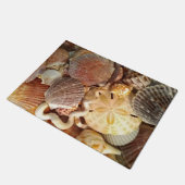 シーシェルズサンドドルビーチテーマ ドアマット (アングル)