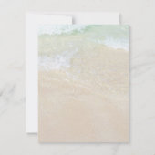 シーシェルズサンドドルフラットすべての行事 空白の 案内状 (裏面)