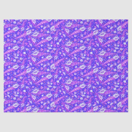 シーシェルズシーシェルパター航海のンウルトラマリン 薄葉紙 (正面)