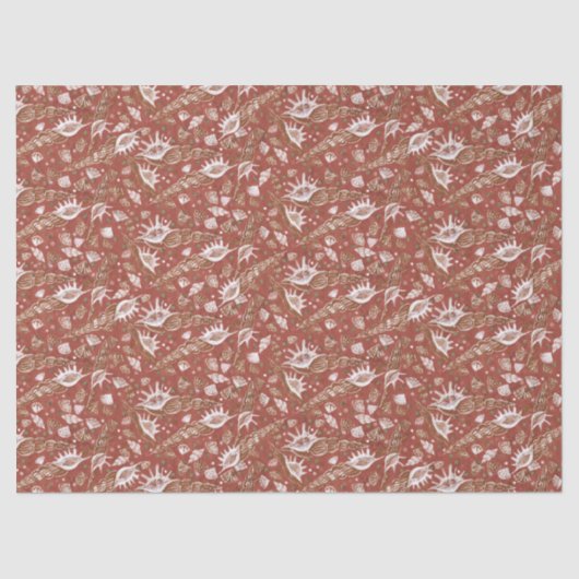 シーシェルズシーシェルパター航海のンテラコッタ 薄葉紙 (正面)