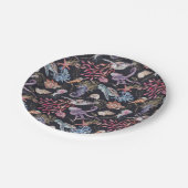 シーシェルズシーホースヒトデ海 ペーパープレート (アングル)