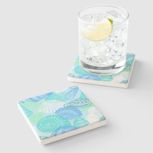 シーシェルズストーンコースター ストーンコースター (横)