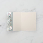 シーシェルズパールズトロピカルビーチサンキューカード サンキューカード (内部)