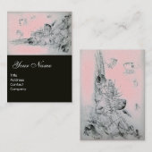 シーシェルズピンクパール紙 名刺 (正面/裏面)