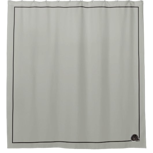 シーシェルズホームデコールビーチハウス海沿岸 シャワーカーテン (正面)