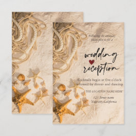 シーシェルズロープサンド披露宴 招待状