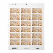 シーシェルズロープサンド ラベル (フルシート)