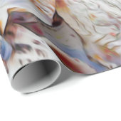 シーシェルズ海ビーチウォーターカラーデコパージュ ラッピングペーパー (ロールコーナー)