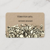 シーシェルズ白黒名刺 名刺 (正面)