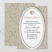 シーシェルズ結婚リハーサルディナー招待状 招待状 (正面/裏面)