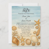 シーシェルセレナーデフォト結婚式招待状 招待状 (正面)