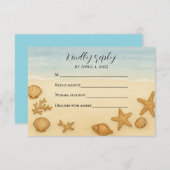 シーシェルセレナーデRSVPカード 出欠カード (正面/裏面)