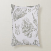 シーシェルソフトアンティークアートビーチシェル アクセントクッション (正面(垂直))