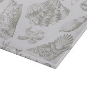 シーシェルソフトアンティークアートビーチシェル カッティングボード (角)