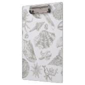 シーシェルソフトアンティークアートビーチシェル クリップボード (左)