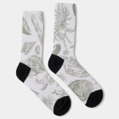 シーシェルソフトアンティークアートビーチシェル ソックス (右)