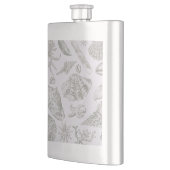 シーシェルソフトアンティークアートビーチシェル フラスク (左)