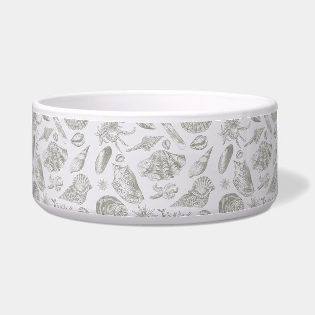 シーシェルソフトアンティークアートビーチシェル ボウル (正面)