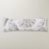 シーシェルソフトアンティークアートビーチシェル ボディピロー (正面)