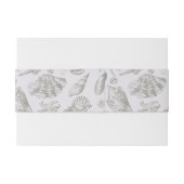 シーシェルソフトアンティークアートビーチシェル 招待状ベリーバンド (裏面例)