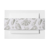 シーシェルソフトアンティークアートビーチシェル 招待状ベリーバンド (正面例)