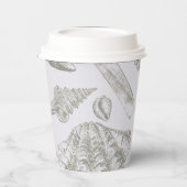 シーシェルソフトアンティークアートビーチシェル 紙コップ (左)