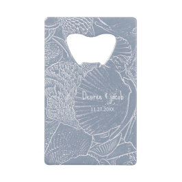 シーシェルダスティブルーコーストビーチ クレジットカード栓抜き