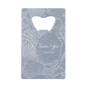 シーシェルダスティブルーコーストビーチ クレジットカード栓抜き (裏面)