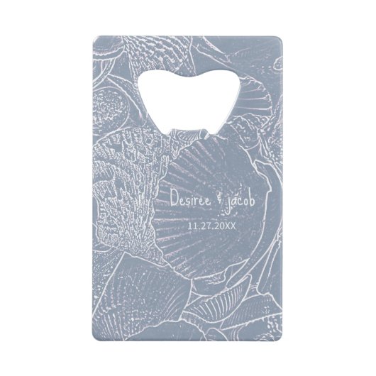 シーシェルダスティブルーコーストビーチ クレジットカード栓抜き (裏面)