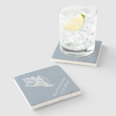 シーシェルダスティブルービーチストーンコースター ストーンコースター (横)