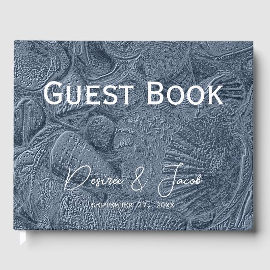 シーシェルダークダスティブルーコーストモダンビーチ ゲストブック (正面)