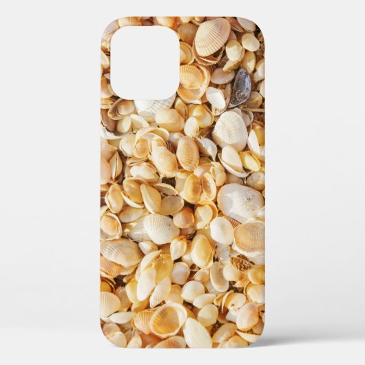 シーシェルテクスチャ夏のビーチ背景。 Case-Mate iPhoneケース (裏面)
