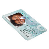 シーシェルドリームスビーチ写真デイトアクアを保存 マグネット (右側)