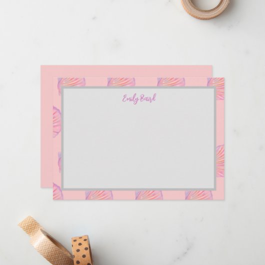 シーシェルノートカード ノートカード (正面/裏面インサイチュ)